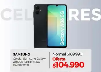 Samsung - celular galaxy a06 5g 128gb claro