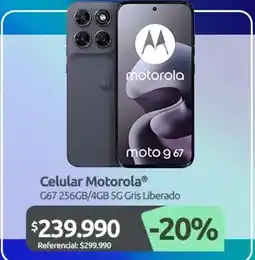 PC Factory Motorola - celular oferta