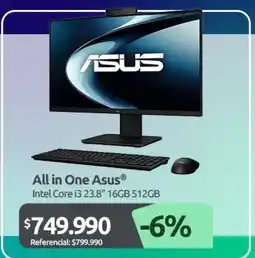 PC Factory Asus - all in one oferta