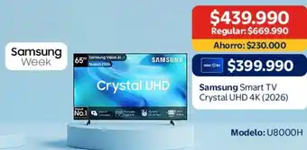 Samsung - smart tv crystal uhd 4k 202