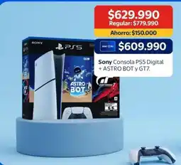 Lider Sony - consola ps5 digital + astro bot oferta