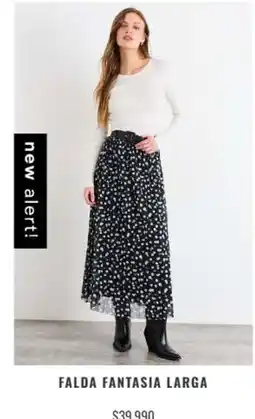 iO Falda fantasia larga oferta