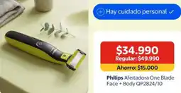 Lider Philips - afeitardora oferta
