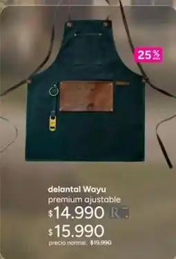 Ripley Delantal premium ajustable oferta