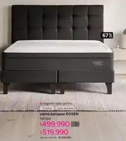 Ripley Rosen - cama europea oferta