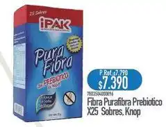 Nautica Fibra purafibra prebiotico x25 sobres oferta