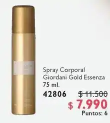 Oriflame Giordani - spray corporal gold essenza oferta