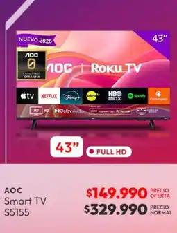 Abc Aoc - smart tv oferta