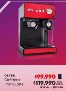 Abc Oster - cafetera primalatte oferta