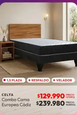 Abc Celta - combo cama europea cadiz oferta