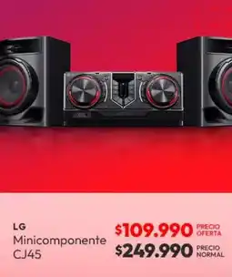 Abc Lg - minicomponente cj45 oferta