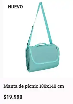 Casaideas Manta de picnic 180x140 cm oferta