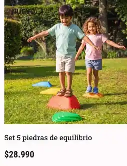 Casaideas Set 5 piedras de equilibrio oferta
