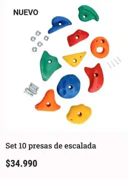 Casaideas Set 10 presas de escalada oferta