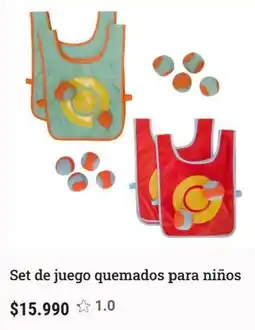 Casaideas Set de juego quemados para niños oferta