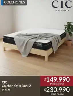 Constructor Sodimac Cic - colchón onix dual 2 plazas oferta