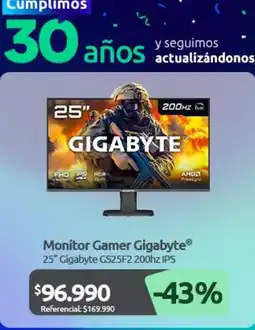 PC Factory Monitor gamer gigabyte oferta