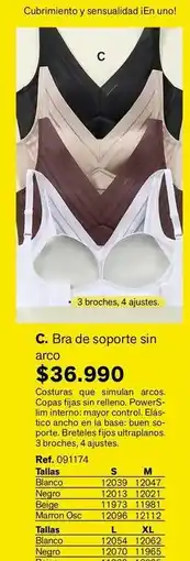 Leonisa Arcos - bra de soporte sin algodón oferta