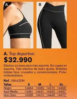 Leonisa Top deportivo oferta