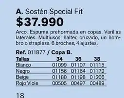 Leonisa Sostén special fit oferta