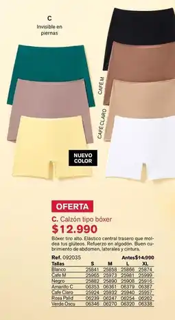 Leonisa Calzato tipo boxer oferta