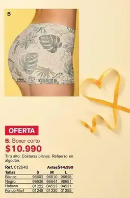 Leonisa Boxer corto oferta