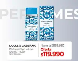 Multicentro Dolce & gabbana - perfume capri in love oferta