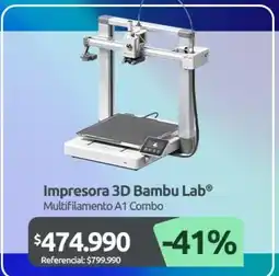 PC Factory Impresora 3d bambú lab oferta