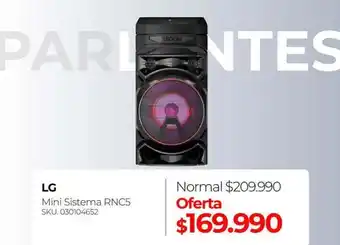 Lg - mini sistema rnc5