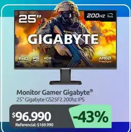 PC Factory Monitor gamer gigabyte oferta