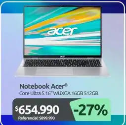 PC Factory Acer - notebook oferta