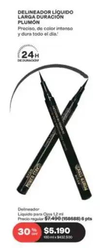 Avon Power - delineador líquido larga duracion oferta