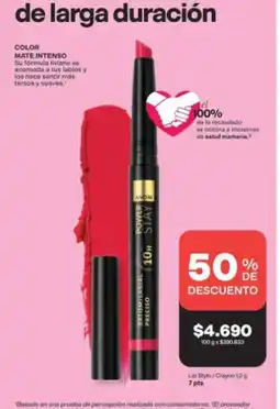 Avon Power - color de larga duracion oferta