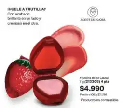 Avon Frutilla brillo labial 7g (2t3305) 4 pte oferta