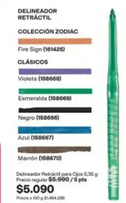Avon Esmeralda - delineador retractil oferta