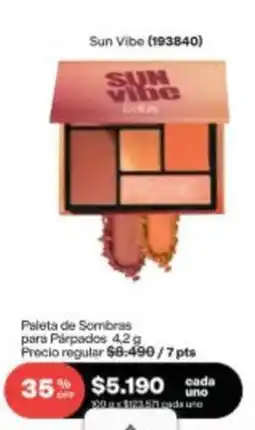 Avon Uno - paleta de sombras para plasrado oferta