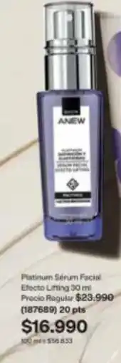 Avon Anew - patisinum sofrum facial efecto living 30 ml oferta