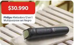 Lider Philips - afeitadora 12 en 1 multipurpose set negro oferta