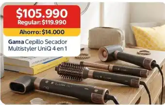 Gama cepillo secador multistyler uniq 4 en 1