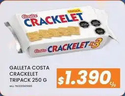 Cugat Costa - galleta crackelet tripack oferta