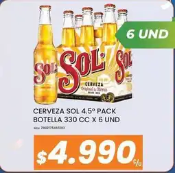 Cugat Sol - cerveza oferta