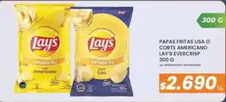 Cugat Lay's - patas fritas lisa o corte americano lays evercrisp oferta