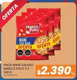 Cugat Marco polo - pack mani salado oferta