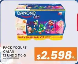 Cugat Danone - pack yogurt calán 12 und oferta