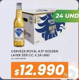 Cugat Royal - cerveza 4.5% golden oferta