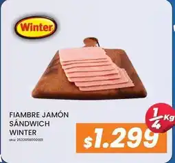 Cugat Winter - fiambre jamon sandwich oferta
