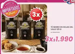 Cugat Andina del valle - té negro en hojas del valle oferta