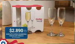 Cugat Cristar - disoble 4 copas chammana versaletes oferta