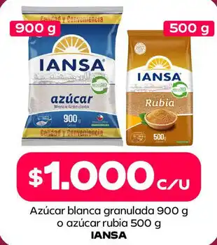 Azúcar blanca granulada o azúcar rubia