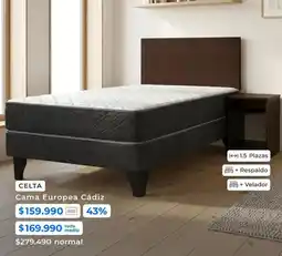 Paris Celta - cama europea cadiz oferta